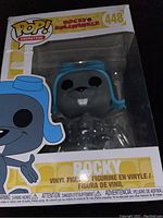Front view of Funko Pop! Animation vinyl figure of Rocky Bullwinkle in original box with number 448.