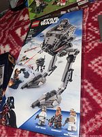 Photo of sealed LEGO Star Wars AT-AT set box with box image showing the model and minifigures.