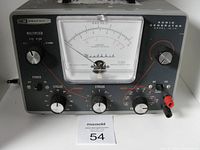 Full front view of Heathkit Audio Generator Model IG-72 showing analog meter, control knobs, power switch, and output connections.