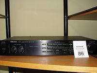 Front view of unit showing entire front panel