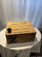 Original TEAC Z-5000 cardboard box with green apple reference