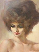 Close-up of subject’s face and hair