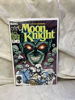 Front cover of Moon Knight Issue 3 comic book showing main title, cover art and price.