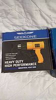Seekone heat gun box showing the model and features