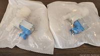 Two single solenoid valves in original sealed packaging shown
