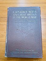Front cover of book showing title, author and embossed design in dark brown hardcover.