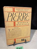 Front cover of antique book 'Pierre' by Herman Melville, showing editorial credits and publisher.