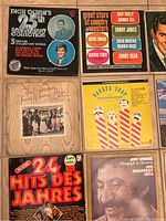 Image showing various LP covers including Dick Clark's 25th Anniversary Collection, 24 Hits des Jahres and Jim Croce Greatest Hits.