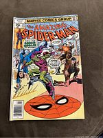 Front cover of The Amazing Spider-Man #177 comic showing Spider-Man and Green Goblin in action, with clear title and price details.
