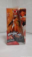 Photo of Rena Rouge Miraculous Ladybug action figure in orange fox costume, sealed in original box.