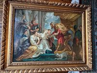 Full front view of painting and frame