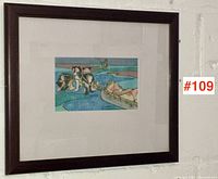 Framed artwork full view