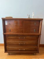 Front view of dresser
