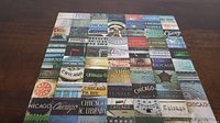 Photo of the Chicago Greatest Hits II vinyl album cover showing a collage of Chicago related imagery and text.