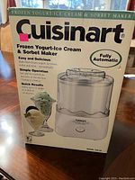 Front of the box displaying product name, image, and features such as fully automatic operation and quick results.