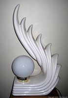 Front view showing full wave form and globe