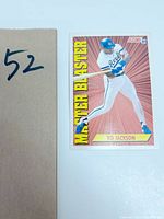 Front view of 1991 Score Bo Jackson baseball card showing full card and details including Mr. Blaster title.