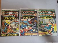 Three Marvel comics side by side showing front covers