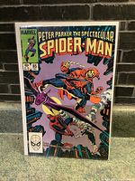 Front cover of Peter Parker The Spectacular Spider-Man Issue 85, showing full artwork and price.