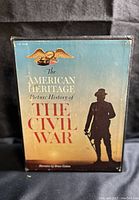 Front view of the box containing the two-volume set with a silhouette of a Civil War soldier and title text.