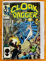 Full cover of Cloak and Dagger #1 showing first issue from Marvel Comics, dated July, priced at 65 cents.