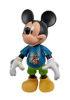 Full frontal view of the Mickey Mouse figure showing the character's colors and details on the shirt graphic.
