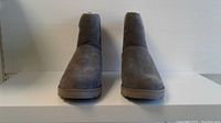 Front view of grey suede UGG Kristin women's boots size 11
