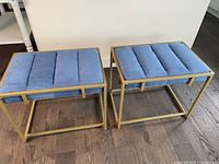 Front view of both bar stools side by side