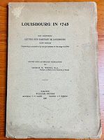 Front cover showing title page with publication details and editor's name.