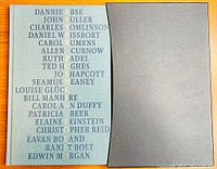 Photo of the book cover and slipcover showing contributing poets' names including Elaine Feinstein.