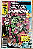 Front cover of GI Joe Special Missions #1 comic book showing action scene and title with Marvel 25th Anniversary logo.