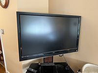 Front view of the VIZIO 47 inch flat screen TV showing screen and frame.