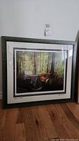 Full view of the framed numbered and signed art print by Johannus Boots.
