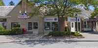 Exterior view of Station Ski & Ride storefront showing the location and signage at Markham.