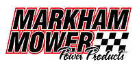 Front of gift card showing Markham Mower Power Products logo