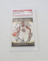 Front view of the Kevin Durant basketball card graded Gem Mint 10 with label from P.A.A.S. Grading.