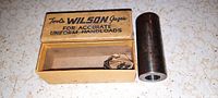 Photo showing the Wilson Tools measuring gage and original box with clear branding on box lid
