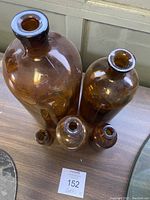 Top view showing the openings of bottles and overall condition, no chips or cracks.