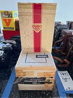 Stacked original Rollei and Heidosmat boxes