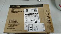 Box label showing Hasbro Star Wars Bounty Collection F2853 9 pieces total