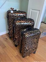 All three cases stacked showing front and side profiles