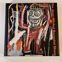 Front cover with illustration by Basquiat and title text