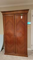 Front view of entire wardrobe showing two doors and overall design