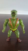 Front view of vintage 1980's Kobra Khan action figure from He-Man MOTU series showing details of sculpt and paint