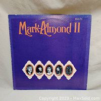 Front cover of the vinyl album 'Mark Almond II' with title and portraits.