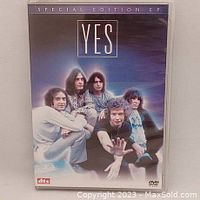 Front cover of Yes Special Edition EP DVD showing band members and title.