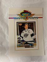 Front side of the 1993 Topps Stadium Club Master Photo Wayne Gretzky hockey card showing the player image and design.