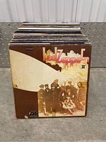 Front record showing Led Zeppelin II album cover