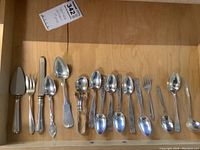 All 17 pieces laid out in drawer