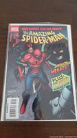 Front cover of The Amazing Spider-Man issue #55 comic book showing Spider-Man and Menace character with Marvel and Brand New Day branding.
